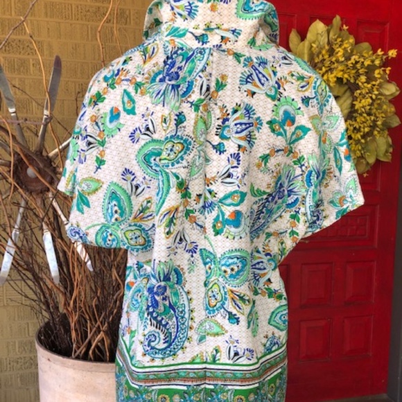 Women's Joie Paisley Blouse / Top S/P (Small) - Picture 4 of 16